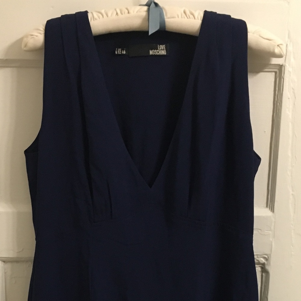 Love Moschino navy blue dress like new size 12